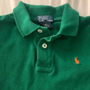 Kids green polo